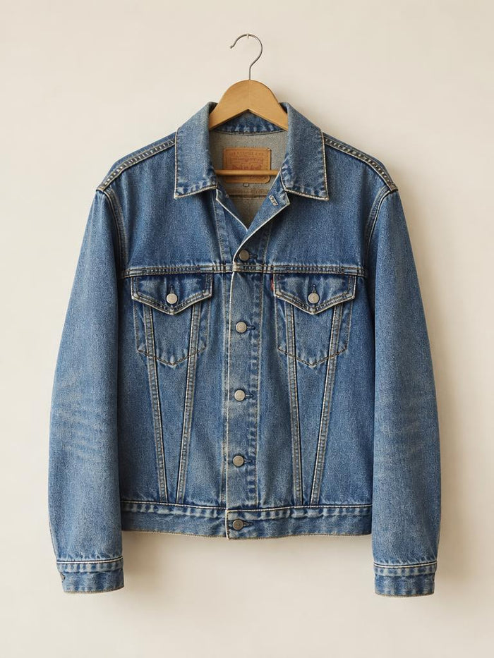 Denim trucker jacket